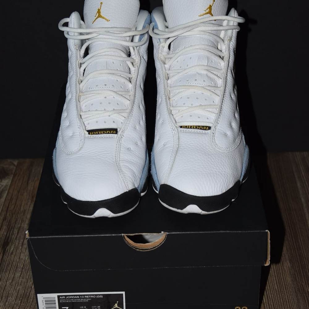 Air Jordan 13 Retro "Blue Grey Size 8.5W(7Y)